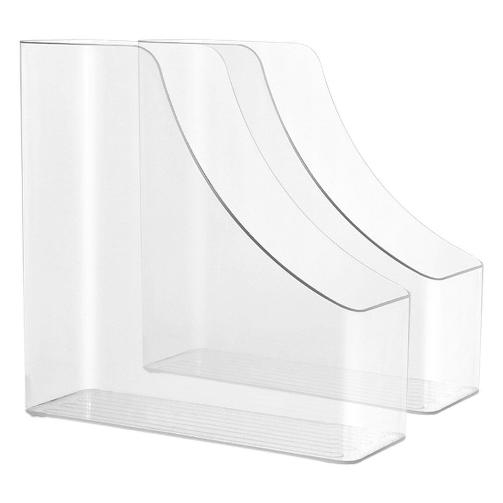 Home Office And Library - 2Pcs 투명 파일 주최자 잡지, 책,