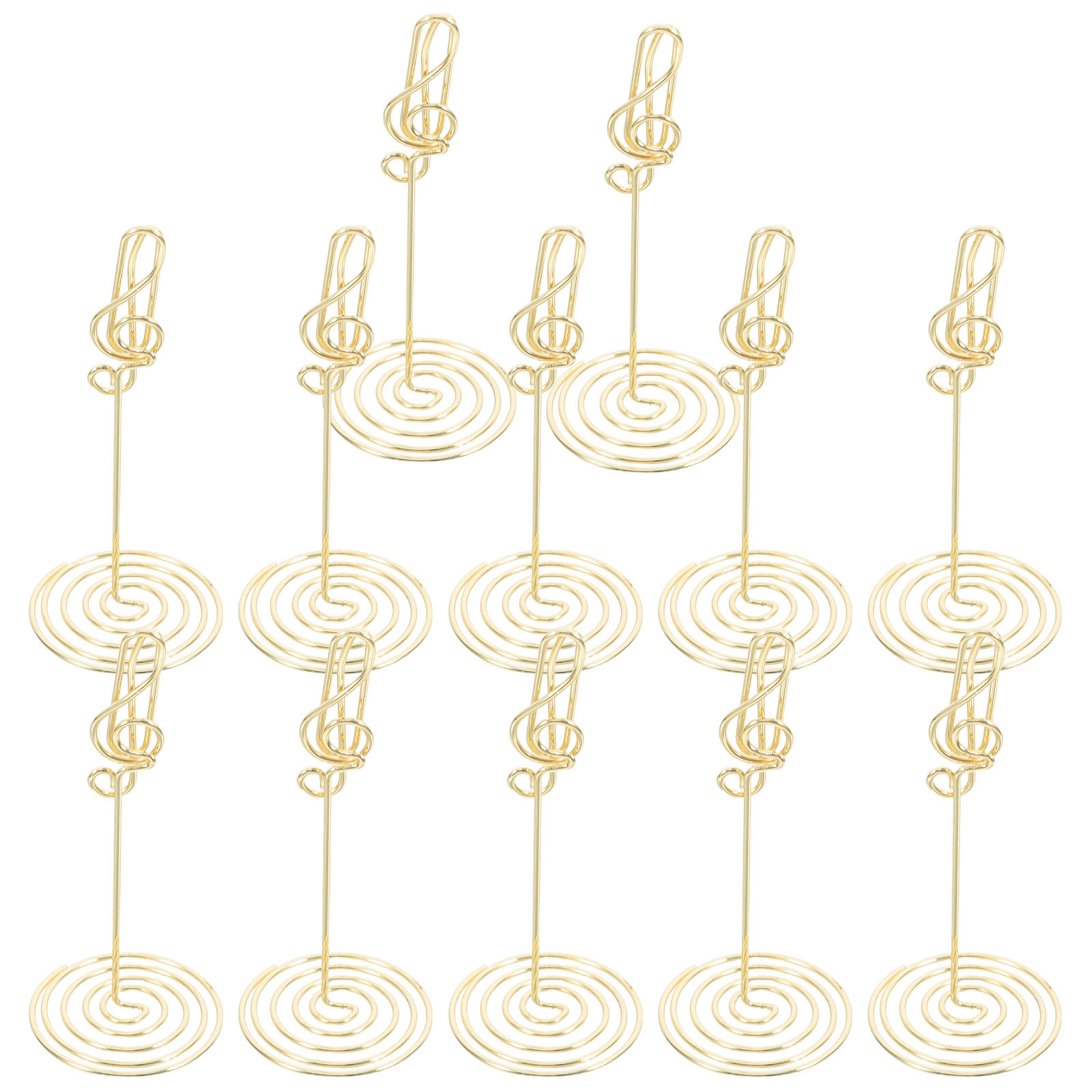 Home Office Number - 12Pcs 음표 데스크탑 카드 홀더 테이블