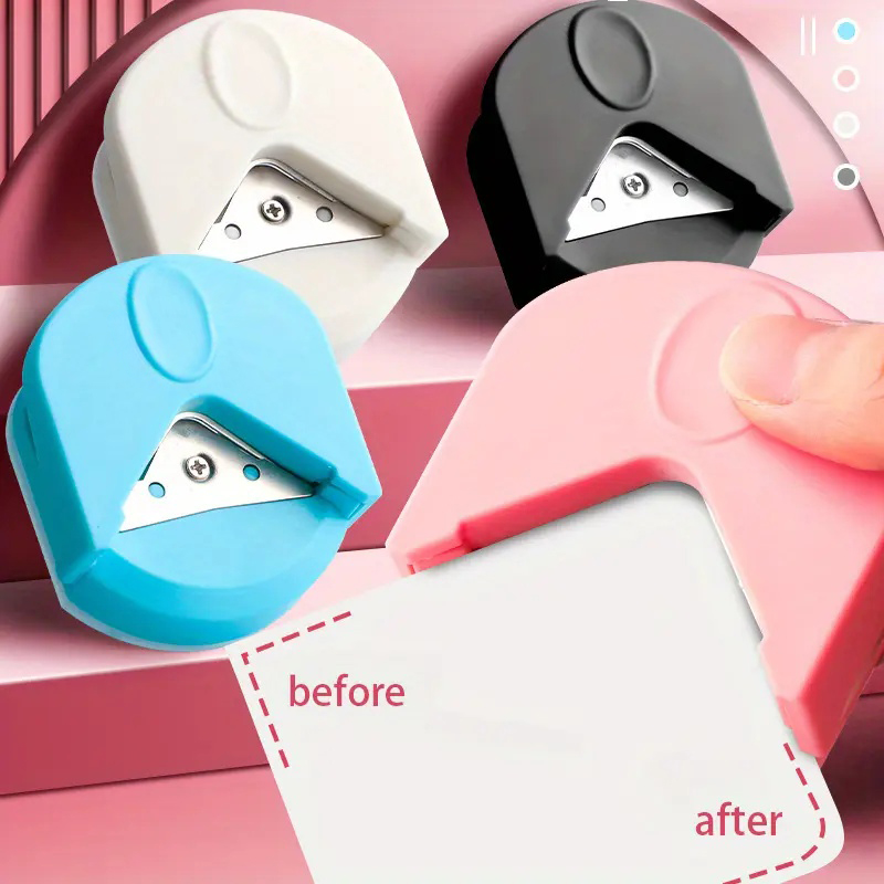 Home Office Image - 1/4Pcs 코너 라운더 펀치 R4 종이
