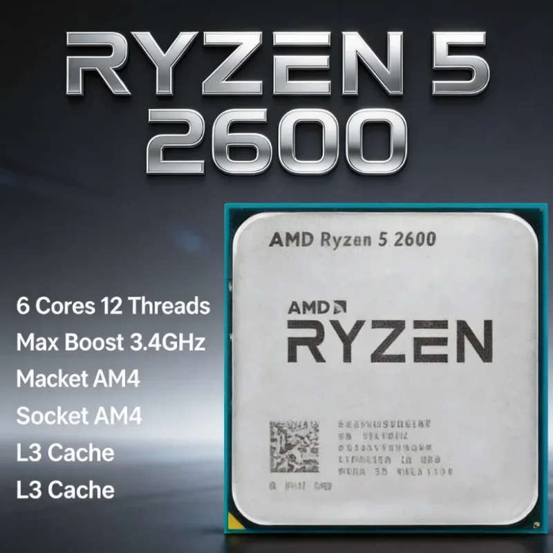 AMD 라이젠 5 2600 R5 2600 데스크탑 게이 - Home Office Budget 리뷰 및 가격