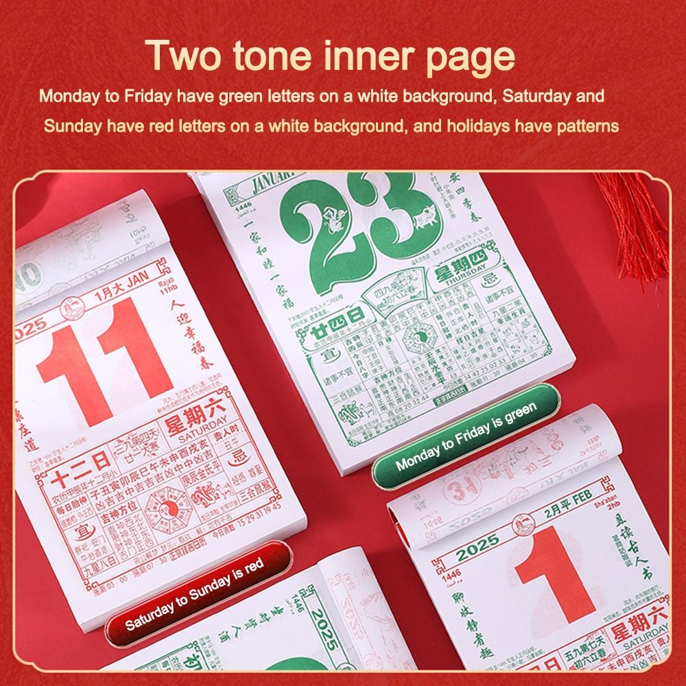 새로운 2026년 중국 달력 일일 중국 설날 달력 데스 - Home Office Gadgets 리뷰 및 가격