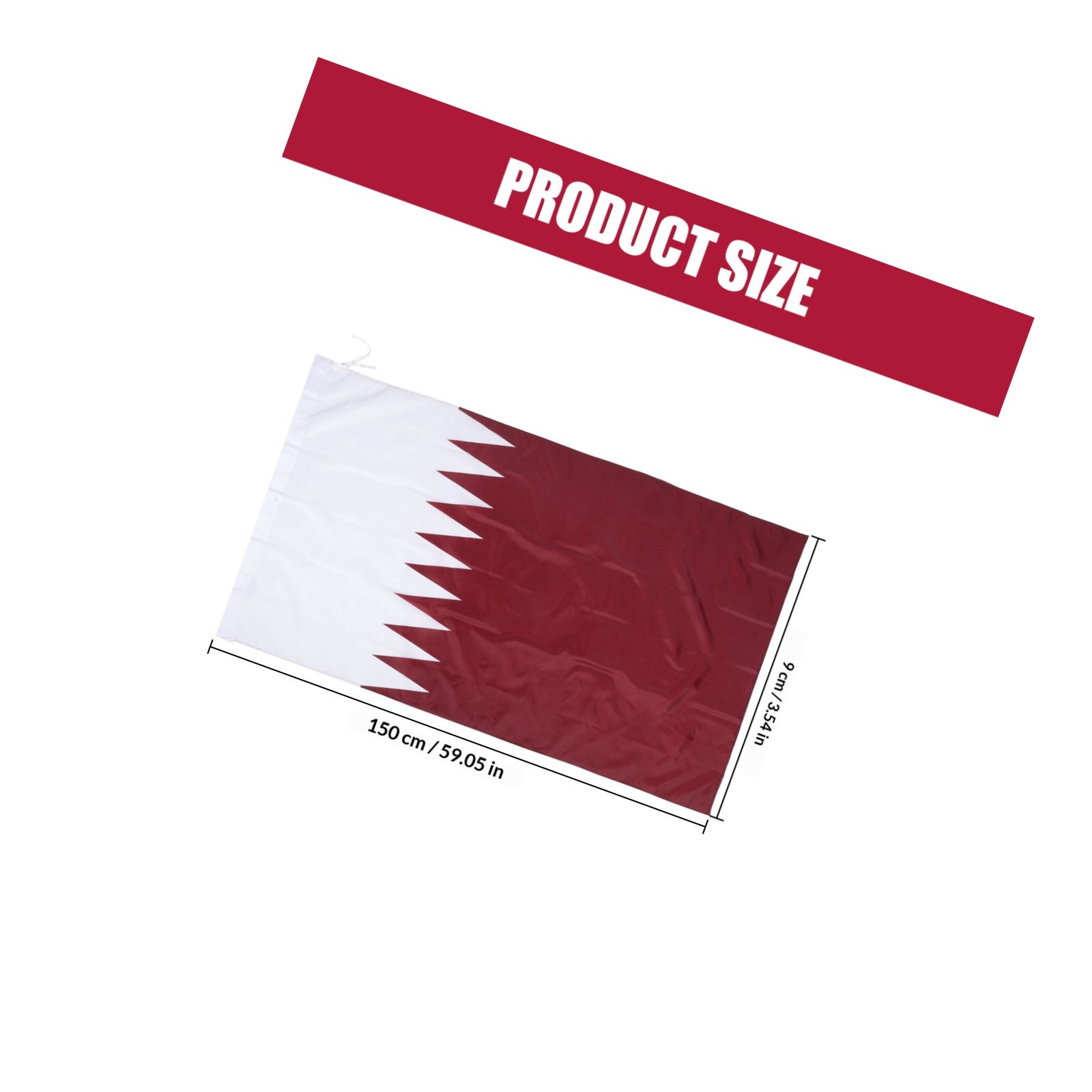 카타르 국기 걸이형 폴리에스터 깃발, 가정, 사무실,  - Home Office Qatar 리뷰 및 가격