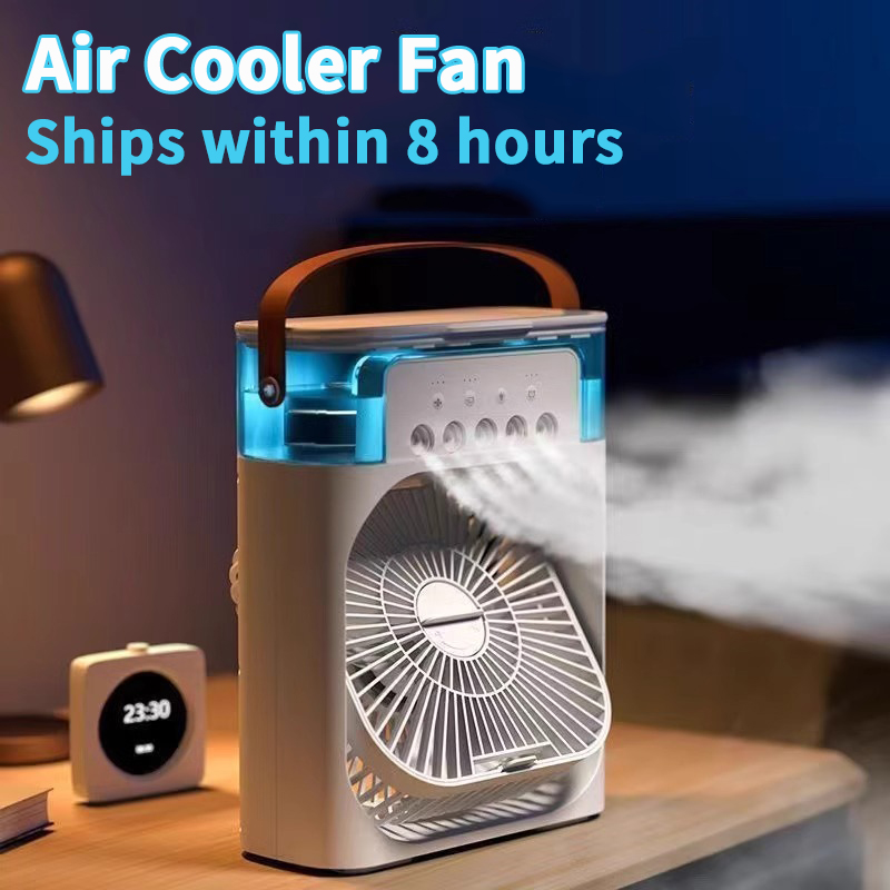 3 in 1 미니 에어쿨러 휴대용 냉풍기 LED 야간  - Home Office Gadgets 리뷰 및 가격