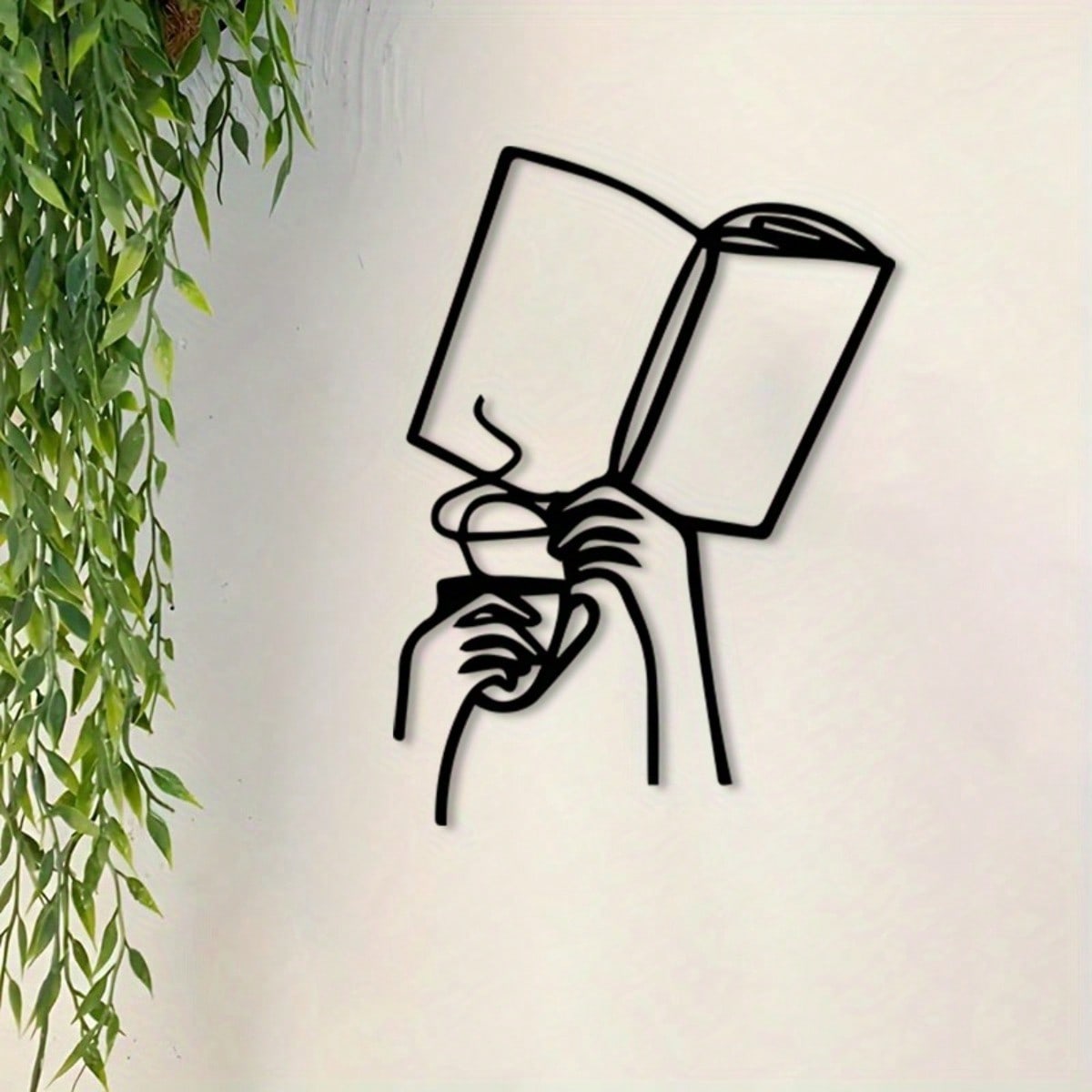 빈티지 고양이 책 장식 철제 벽 장식 분체 도장 금속  - Home Office And Library 리뷰 및 가격