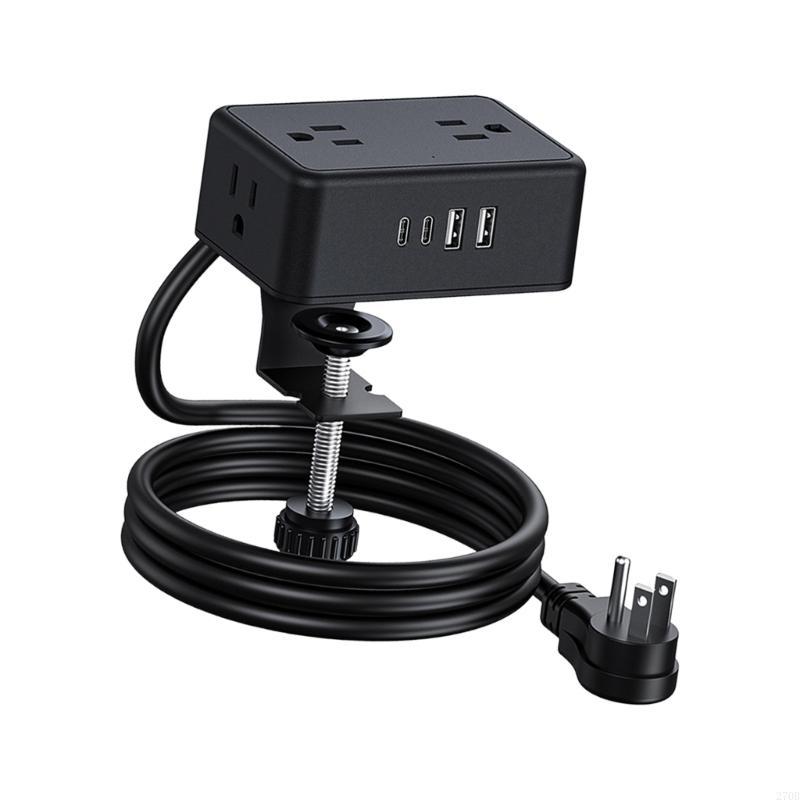 보안 클램프 마운트 전원 스트립 4AC 콘센트 USB  - Power Strip Desk 리뷰 및 가격