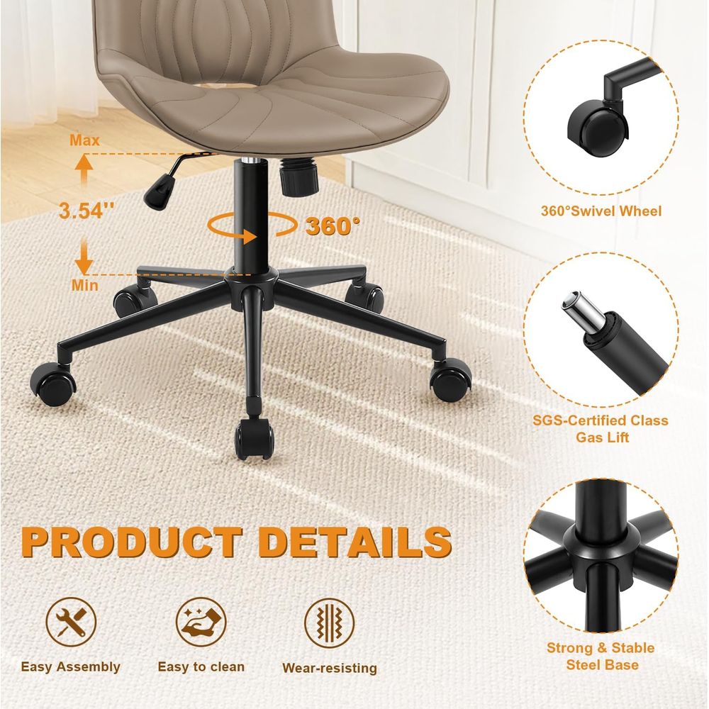 인체공학적 높이 조절이 가능한 회전식 책상 의자(바퀴  - Home Office Chair 리뷰 및 가격