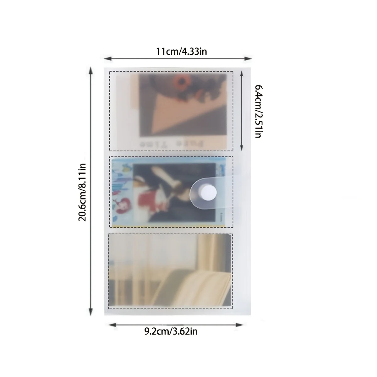 3인치 대용량 240카드 앨범 - 3칸 디자인의 사진  - Home Office Image 리뷰 및 가격