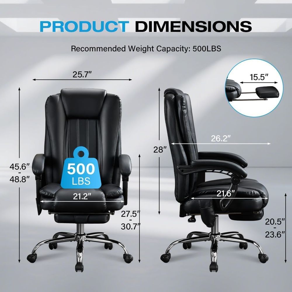 고급형 하이백 인체공학 의자 (6포인트 마사지, 열선  - Home Office Chair 리뷰 및 가격