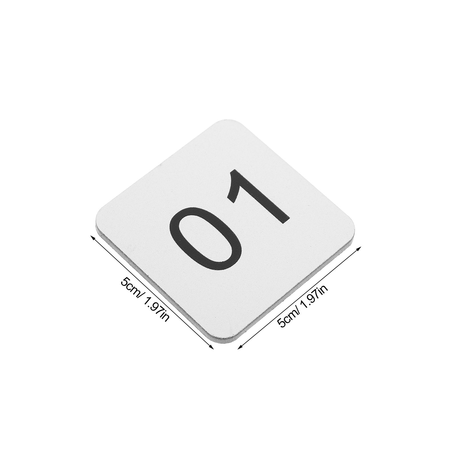 20Pcs 자체 접착 아크릴 번호 스티커 사무실 학교  - Home Office Number 리뷰 및 가격