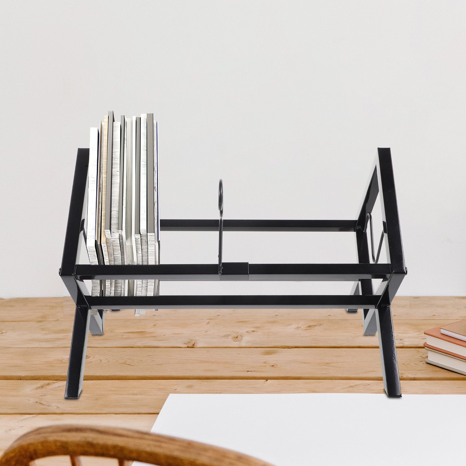 비닐 레코드 보관 랙 데스크탑 디스플레이 스탠드 (레코 - Home Office Bookshelves 리뷰 및 가격
