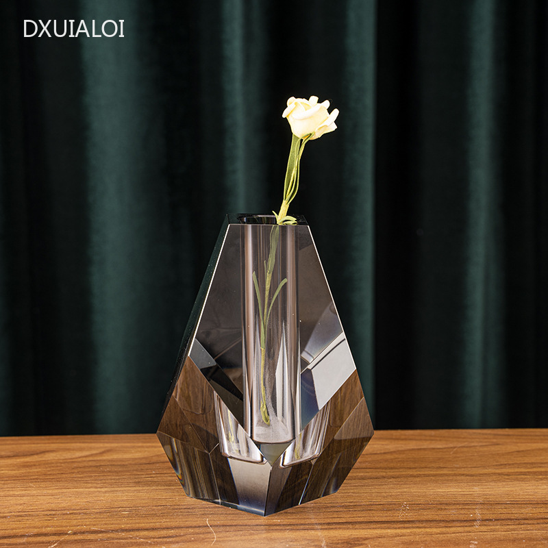현대 미니멀리스트 크리스탈 꽃병, 꽃 오르간, 인테리어 - Home Office Interior Design 리뷰 및 가격