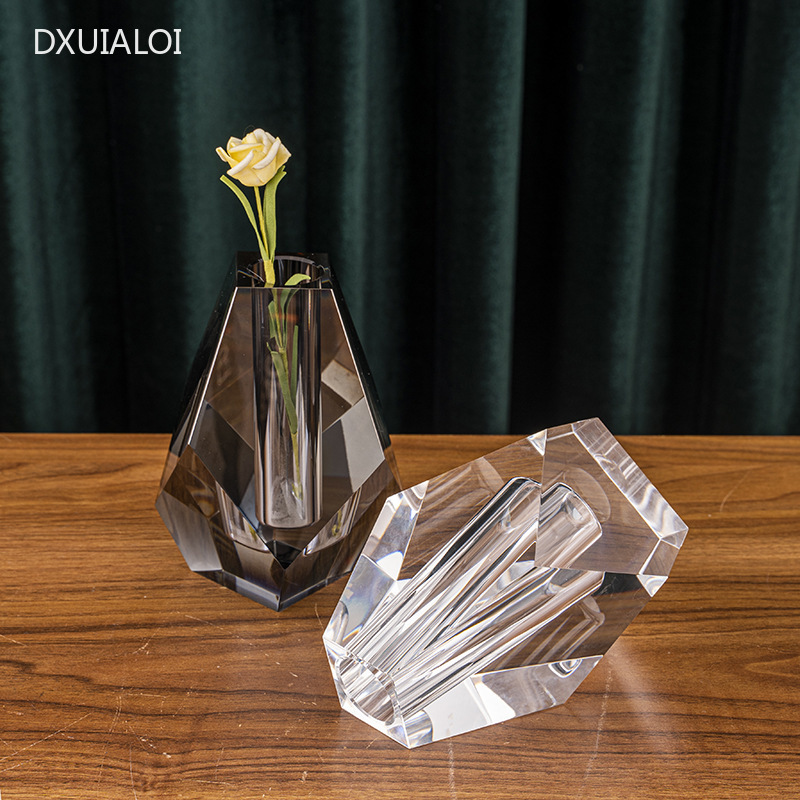 현대 미니멀리스트 크리스탈 꽃병, 꽃 오르간, 인테리어 - Home Office Interior Design 리뷰 및 가격