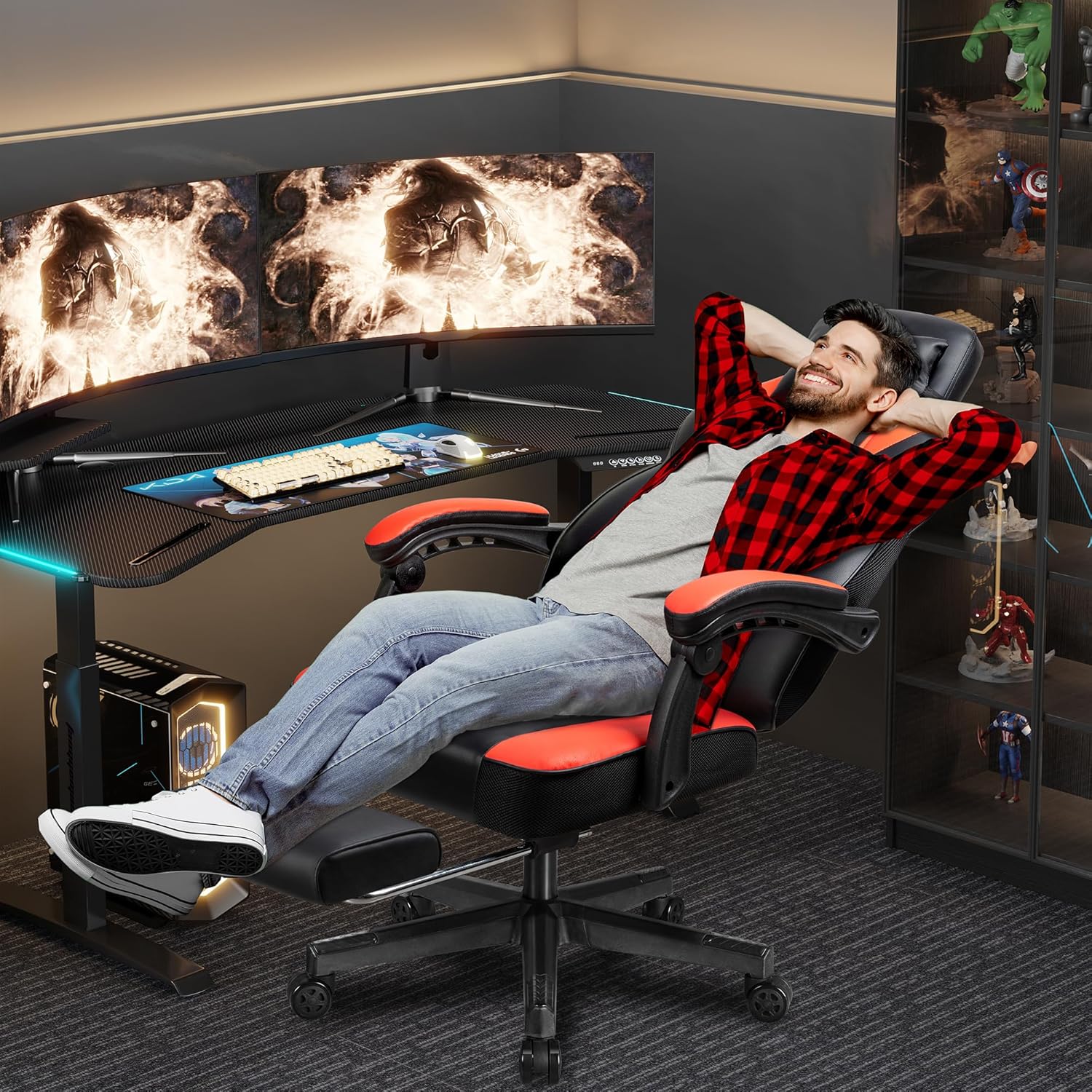 발 받침대, 마사지 요추 지지대, 홈 오피스 및 레이싱 - Home Office Image 리뷰 및 가격