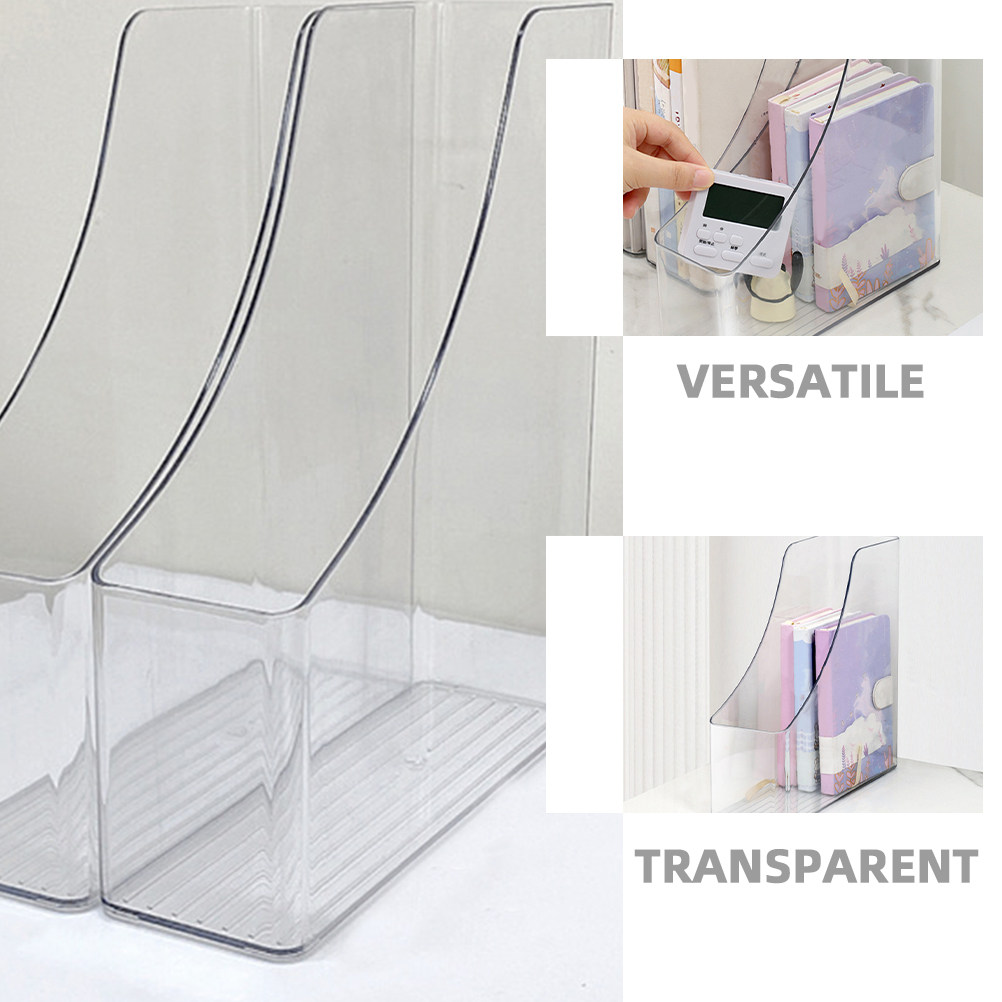 2Pcs 투명 파일 주최자 잡지, 책, 편지, 사무실, - Home Office And Library 리뷰 및 가격