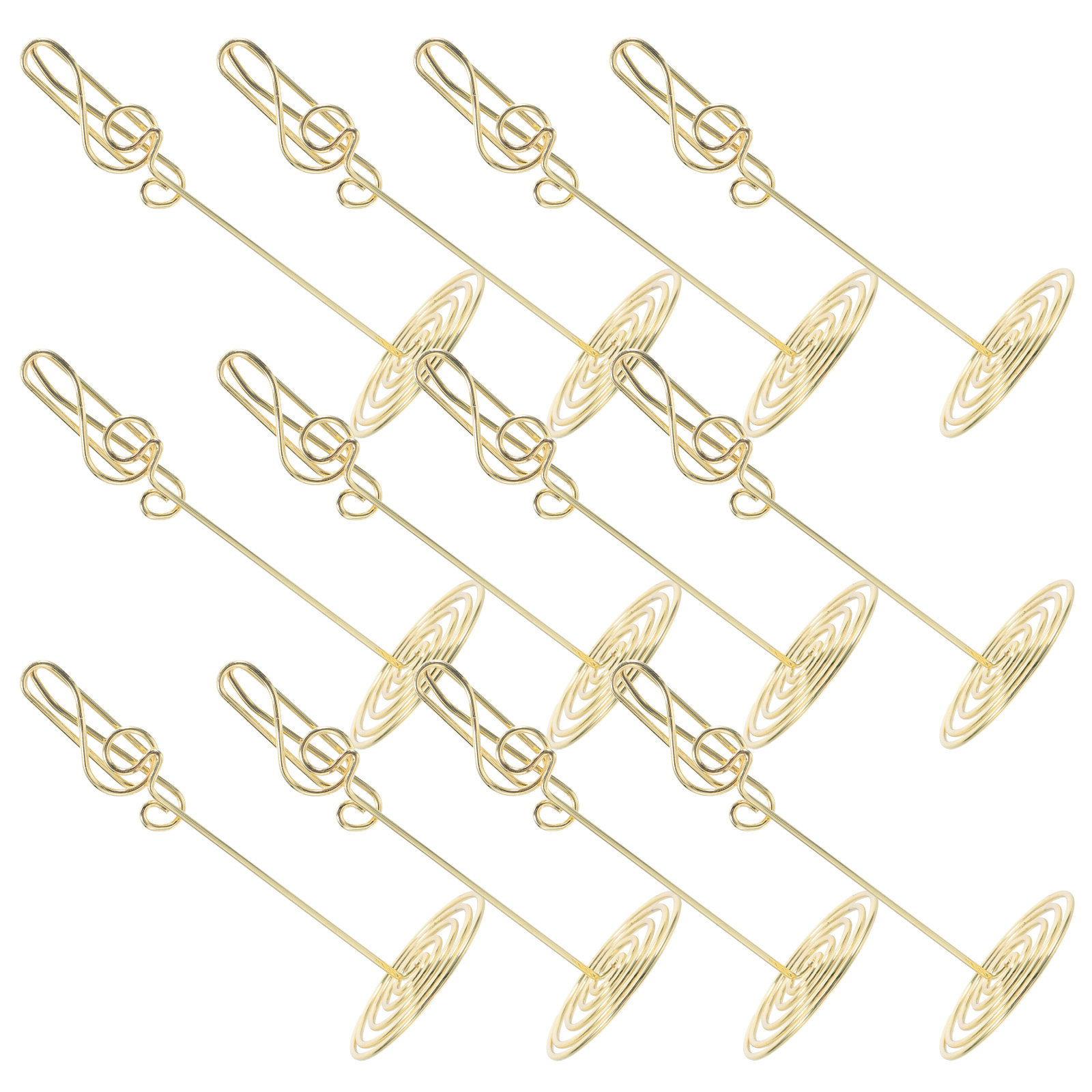 12Pcs 음표 데스크탑 카드 홀더 테이블 번호 스탠드 - Home Office Number 리뷰 및 가격