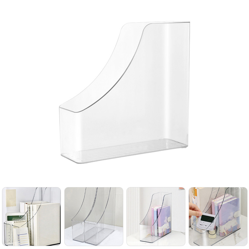 2Pcs 클리어 파일 박스 잡지, 책, 파일, 문서,  - Home Office And Library 리뷰 및 가격