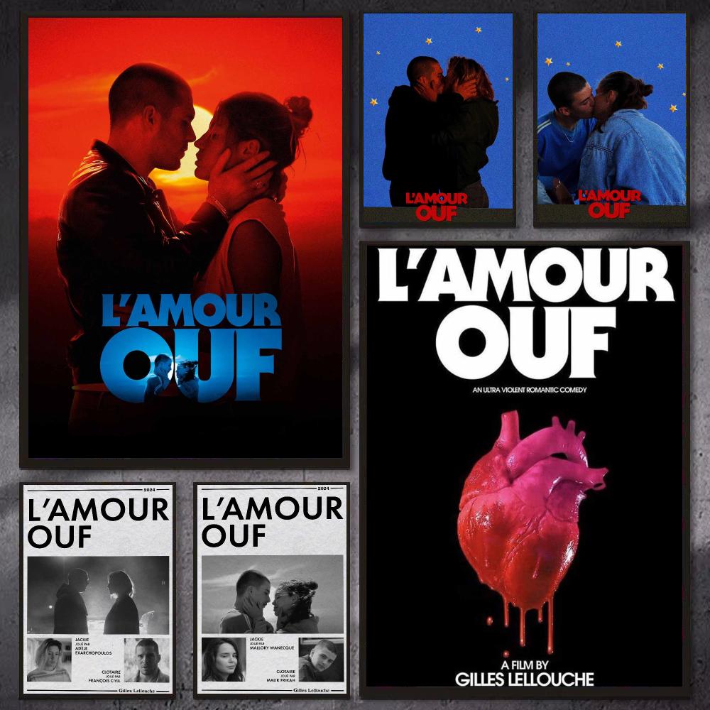 프랑스 로맨스 영화 L-Lamour Ouf 포스터 PP - Home Office Romance 리뷰 및 가격