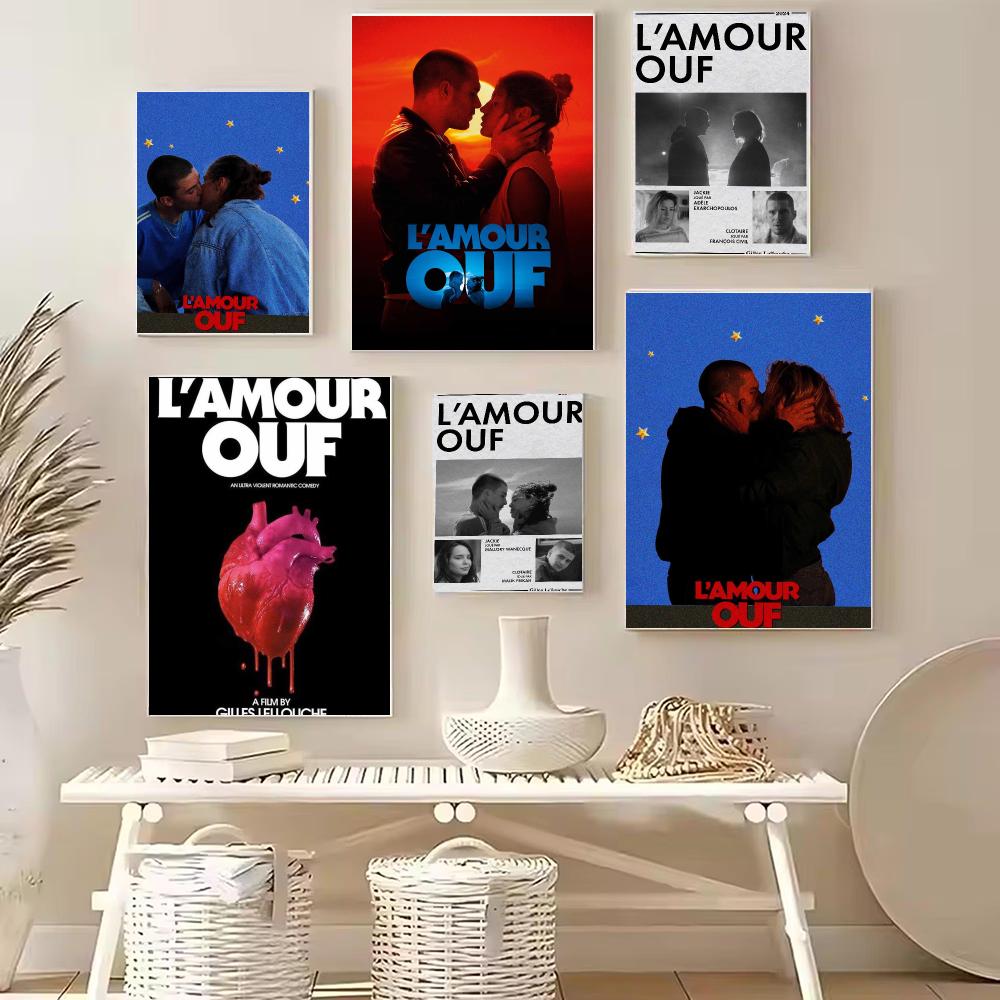 프랑스 로맨스 영화 L-Lamour Ouf 포스터 PP - Home Office Romance 리뷰 및 가격