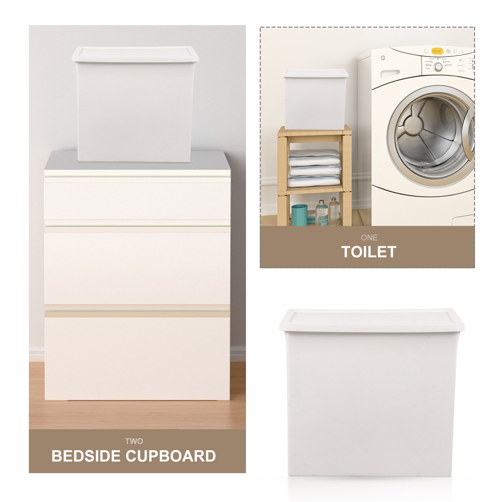 2개입 창의적인 플라스틱 수납함 가정용 잡화 정리함,  - Home Office Gadgets 리뷰 및 가격