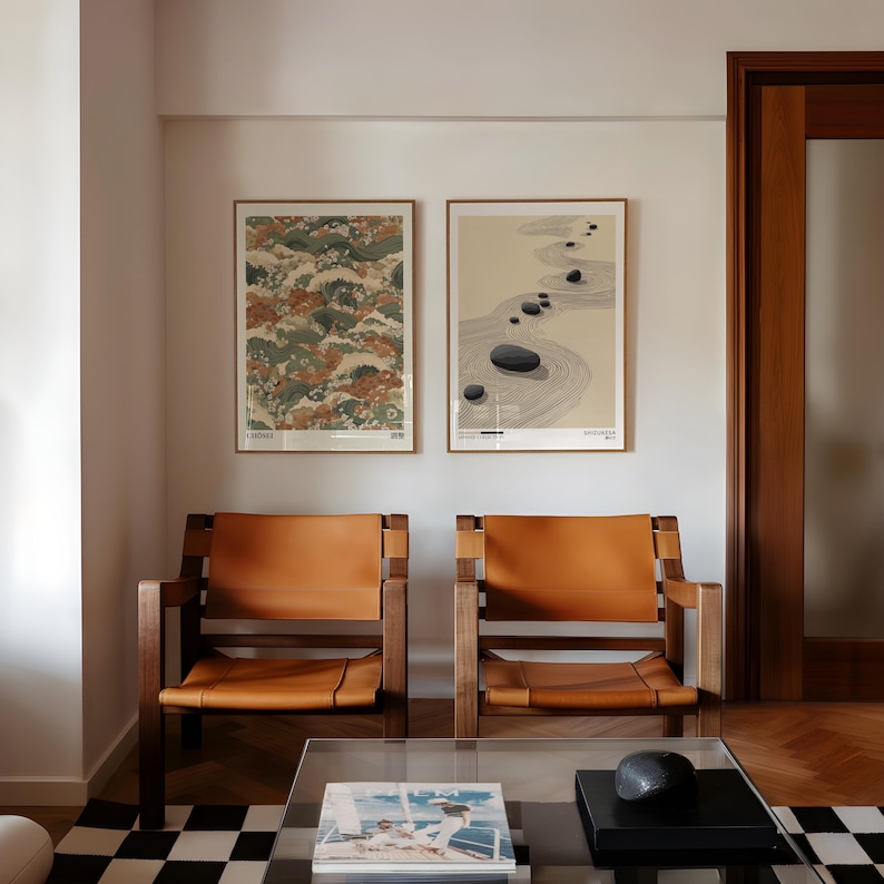 2pcs Japandi Zen 캔버스 벽 아트 포스터, - Home Office Image 리뷰 및 가격