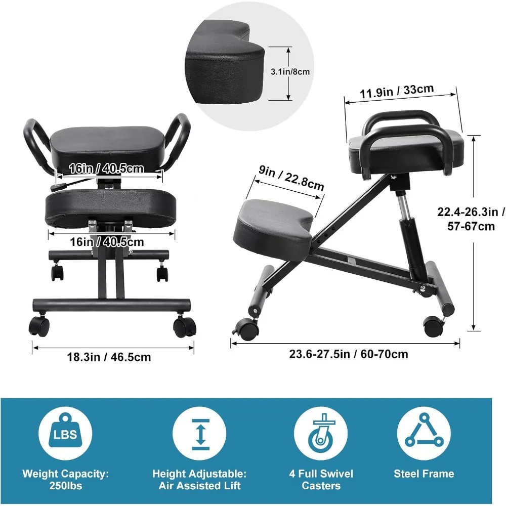자세 교정을 위한 인체공학적 무릎꿇이 의자 (가정 및  - Home Office Chair 리뷰 및 가격