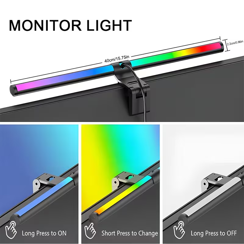 LED 컴퓨터 스크린 걸이형 라이트 바 USB 모니터  - Home Office Gadgets 리뷰 및 가격