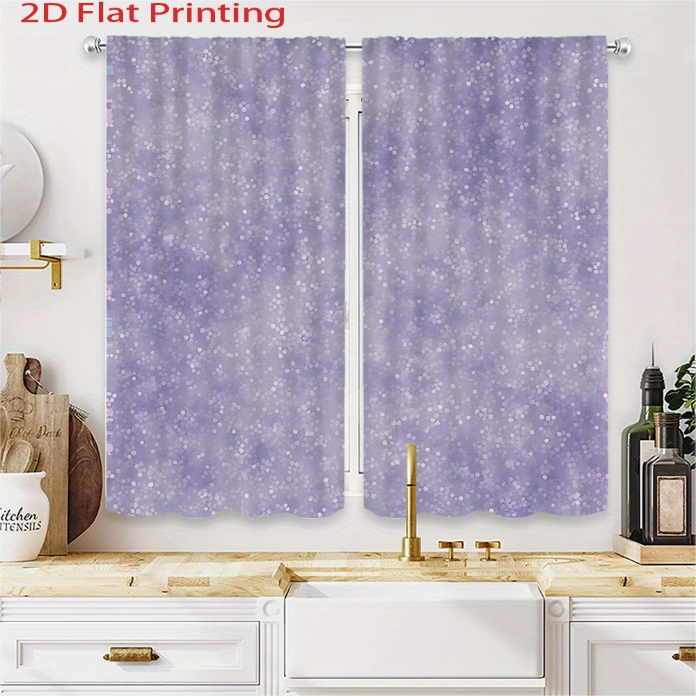 보라색 반짝이 커튼 창문 커튼 거실 침실 장식 현대 보 - Home Office Interior Design 리뷰 및 가격