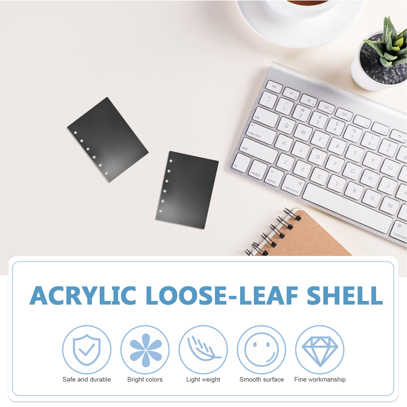 2Pcs A7 아크릴 바인더 커버 5.1x3.6 인치  - Home Office Budget 리뷰 및 가격